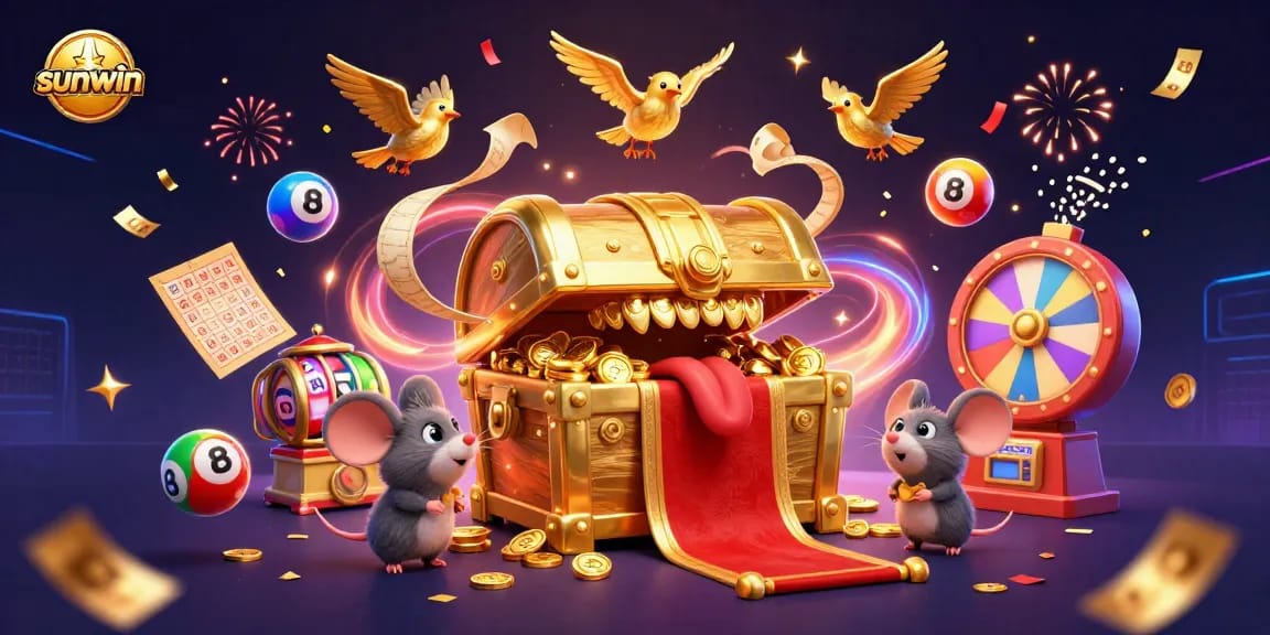 Join the excitement at sunwin with a vibrant celebration of casino games and riches!
