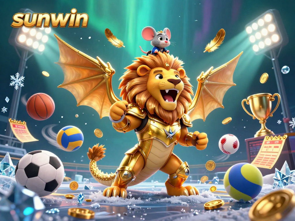 Engage in thrilling wins with sunwin's dynamic casino world featuring a golden armored chimera!