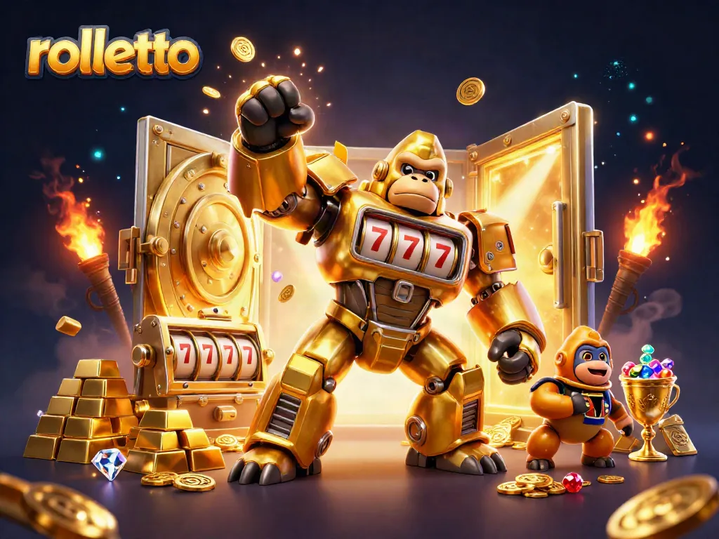 Experience excitement and winning streaks at Rolletto Casino with golden treasures and dynamic gaming elements.