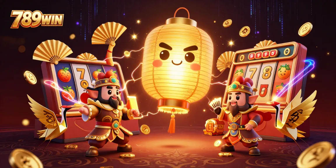 Experience thrilling slots with 789WIN, featuring dynamic game elements and vibrant characters.