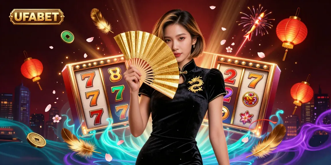 Experience thrilling excitement with UFABET's dynamic slot games featuring vibrant reels and engaging symbols.